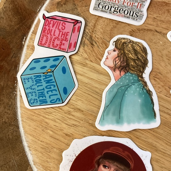 🔥5/$10 Taylor swift theme stickers x11 NEW 1989, devils roll the dice etc - Picture 5 of 7